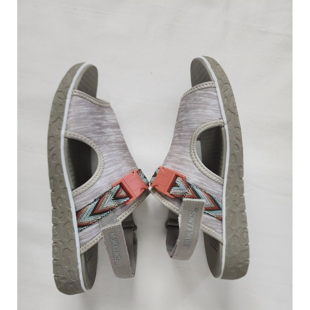 MUK LUKS Women's Clay Boardwalk Parade Microfiber Slingback Mule Sandal Size 9 - Picture 7 of 16